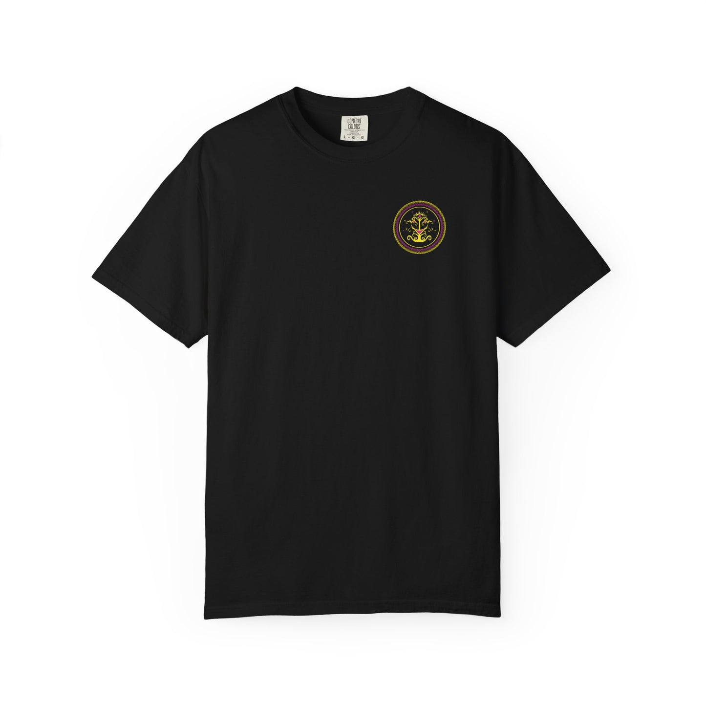 Cosmic Comedy – Visionary Art Tee by Fractal Boi