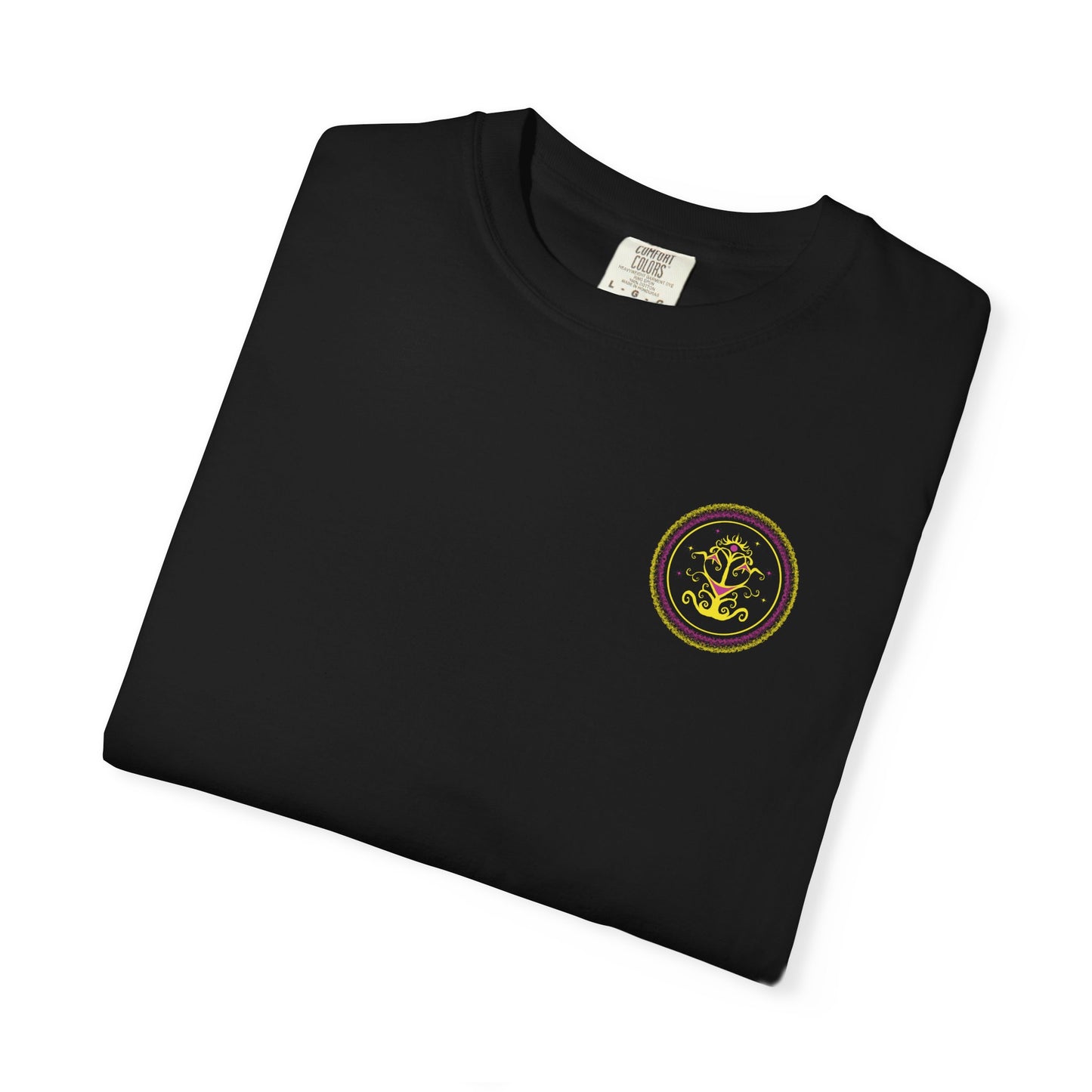 Cosmic Comedy – Visionary Art Tee by Fractal Boi